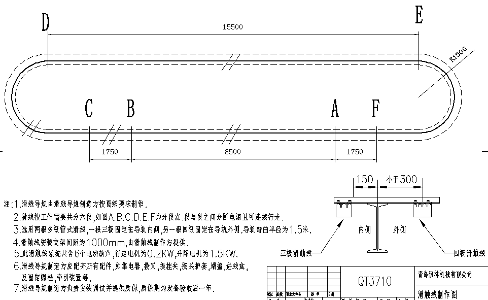 安全滑觸線應用實例介紹